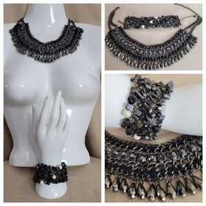 BEADED Necklace / Bracelet SET